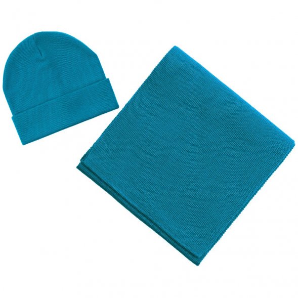 Шарф Glenn, бирюзовый 