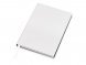 Бизнес-блокнот C1 софт-тач, гибкая обложка, 128 листов, белый 