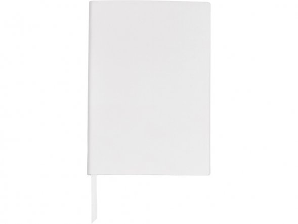 Бизнес-блокнот C1 софт-тач, гибкая обложка, 128 листов, белый 