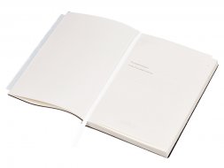 Бизнес-блокнот C1 софт-тач, гибкая обложка, 128 листов, белый