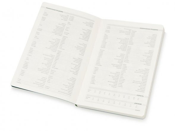 Ежедневник А5 недатированный Megapolis Flex, небесно-голубой 