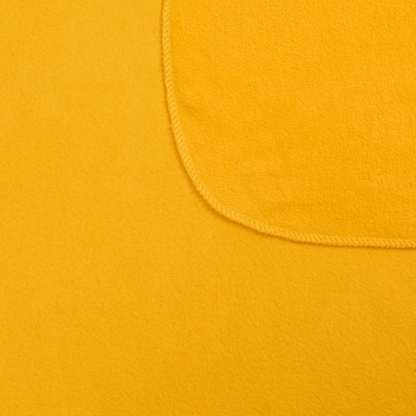 Флисовый плед Warm&amp;amp;Peace XL, желтый 