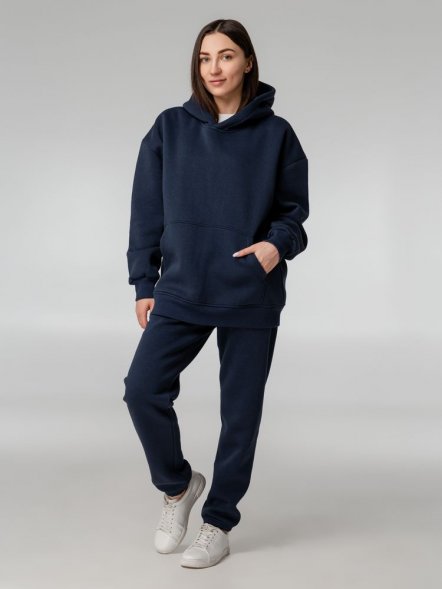 Худи Kulonga Oversize, темно-синее 