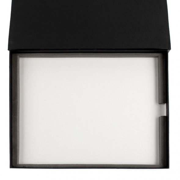 Коробка Roomy с ложементом для плакетки, черная 