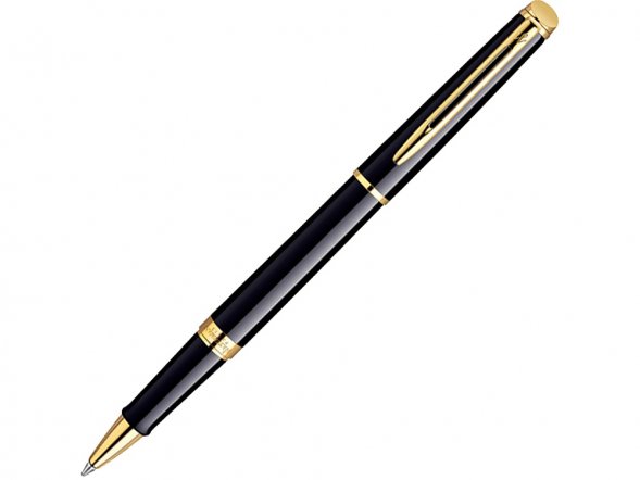 Ручка роллер Waterman Hemisphere, цвет: Mars Black/GT, стержень: Fblk 