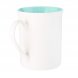 Керамическая кружка Astra, белый/аква 