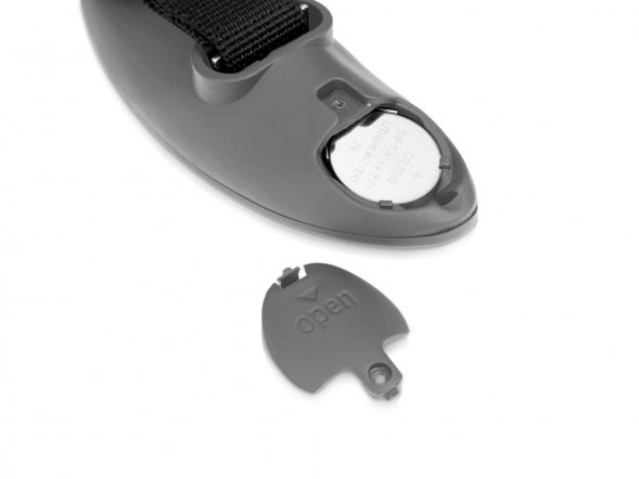 Багажные весы с покрытием soft touch Gravity, серый 