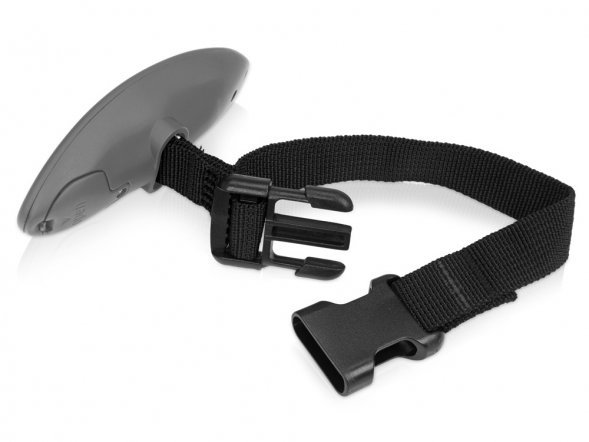 Багажные весы с покрытием soft touch Gravity, серый 