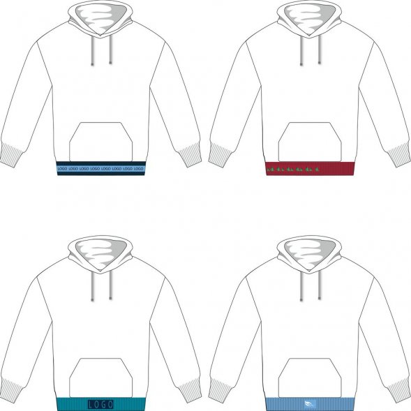 Вязаная резинка по низу на заказ Fondo 