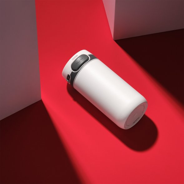 Термокружка вакуумная Toledo, белая 