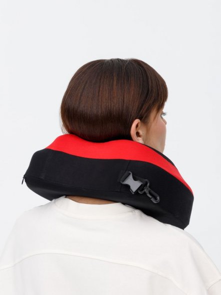 Дорожная подушка Piligrim, красная 