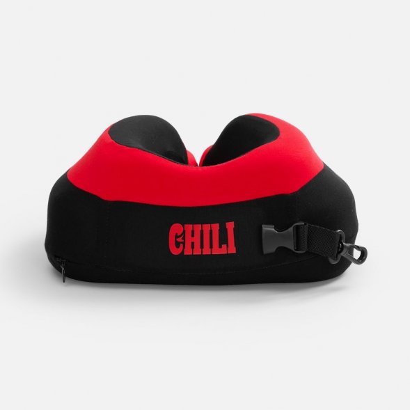 Дорожная подушка Piligrim, красная 