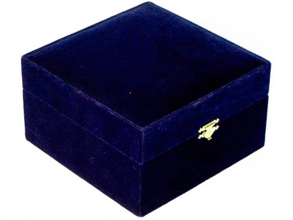 Набор: стакан с подстаканником и ложкой, белый/синий 