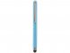 Ручка шариковая Nilsia со стилусом, голубой, черные черный чернила 