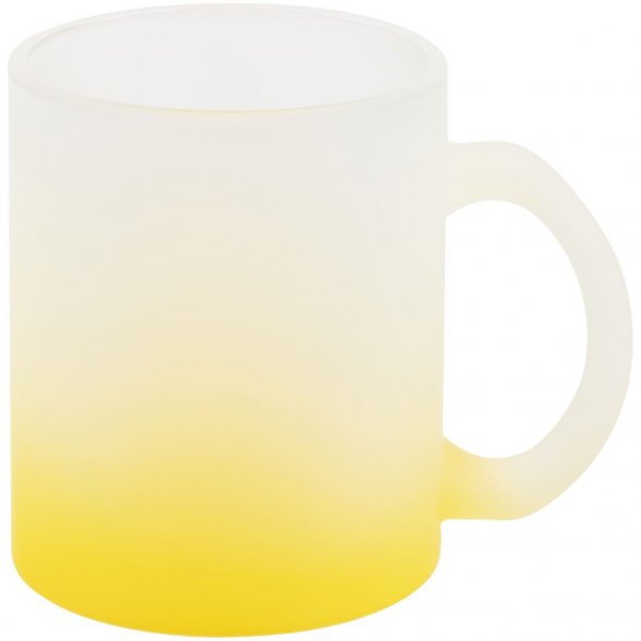 Кружка Grade Fade для сублимационной печати, матовая, желтая 