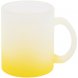 Кружка Grade Fade для сублимационной печати, матовая, желтая 