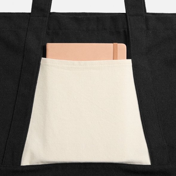 Шопер Shophop, черный с неокрашенным 