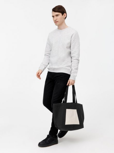 Шопер Shophop, черный с неокрашенным 