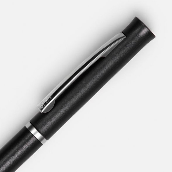 Ручка шариковая Euro Chrome, черная 