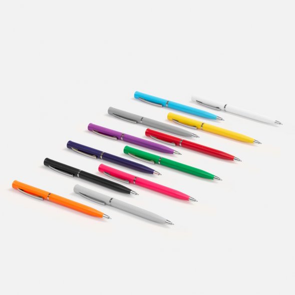 Ручка шариковая Euro Chrome, черная 