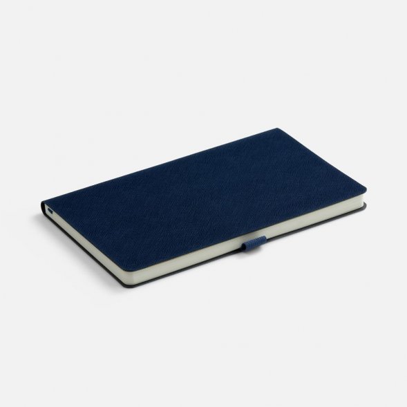 Ежедневник Lungo, недатированный, темно-синий 