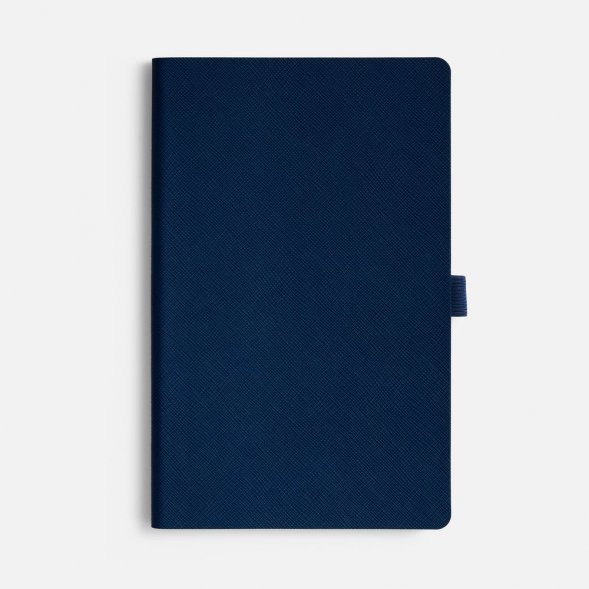 Ежедневник Lungo, недатированный, темно-синий 