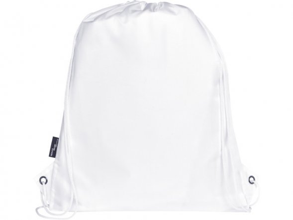 Изолированная сумка со шнурком Adventure объемом 9 л из переработанных материалов, соответствующих стандарту GRS, белый 