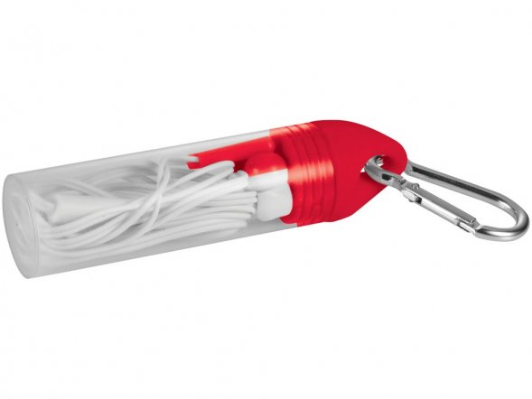 Наушники Earbuds, красный 