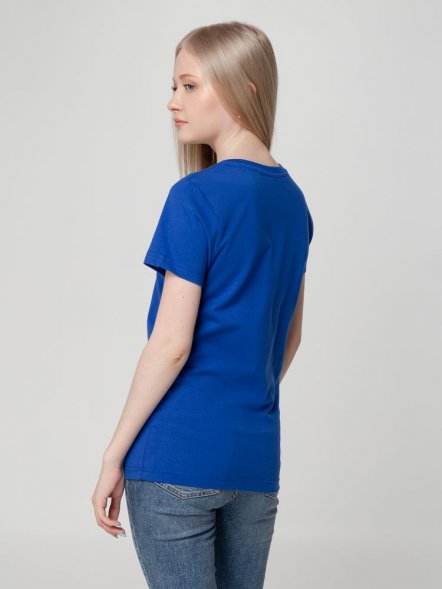 Футболка женская T-bolka Lady, ярко-синяя 