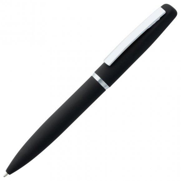 Ручка шариковая Bolt Soft Touch, черная 