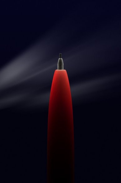 Карандаш механический Prodir DS8 MRR-C Soft Touch, красный 