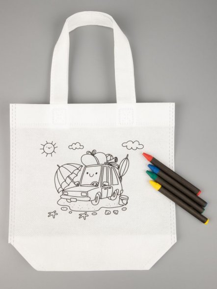 Сумка для раскрашивания Create, белая 