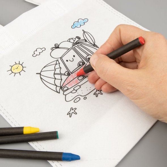 Сумка для раскрашивания Create, белая 