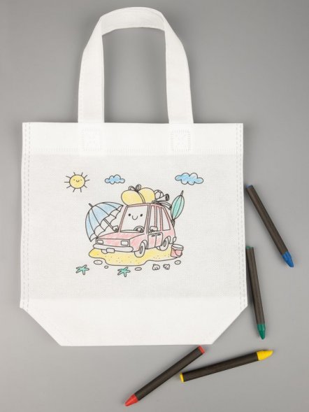 Сумка для раскрашивания Create, белая 