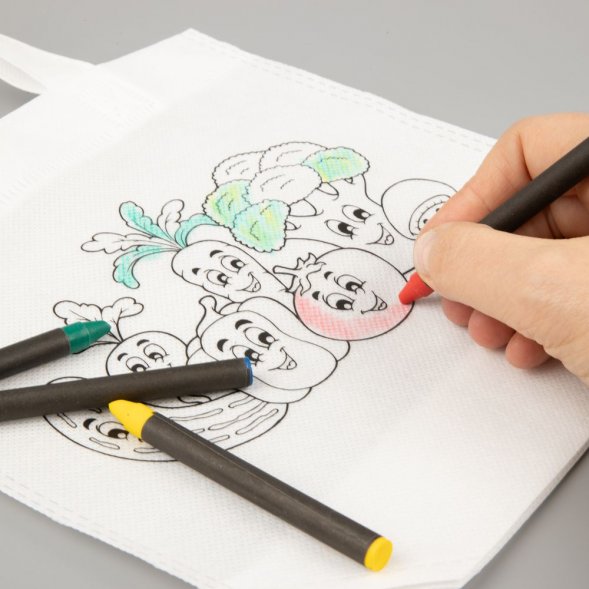 Сумка для раскрашивания Create, белая 