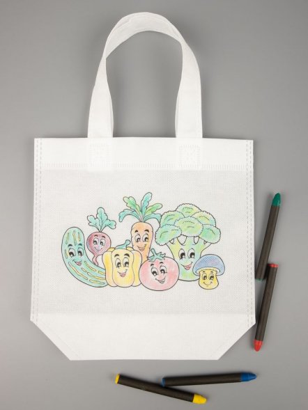 Сумка для раскрашивания Create, белая 