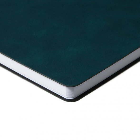 Ежедневник Nubuck Touch, недатированный, зеленый 