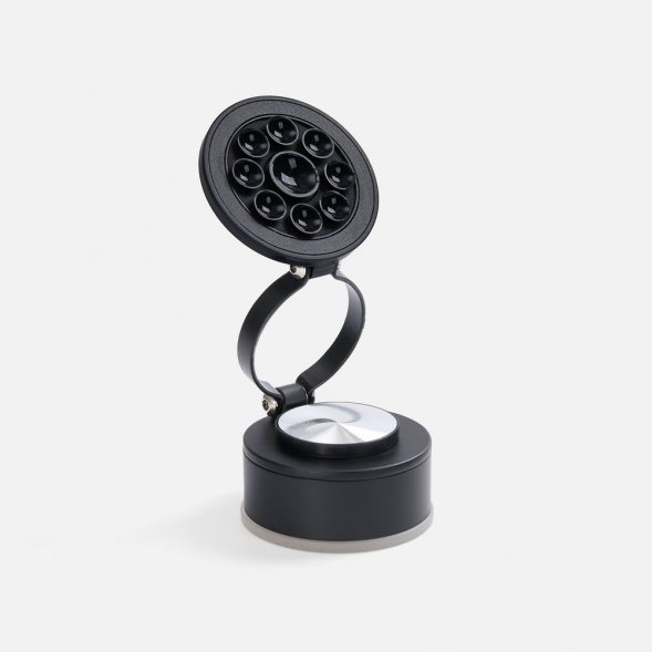 Вакуумный магнитный держатель airFix, черный с серым 