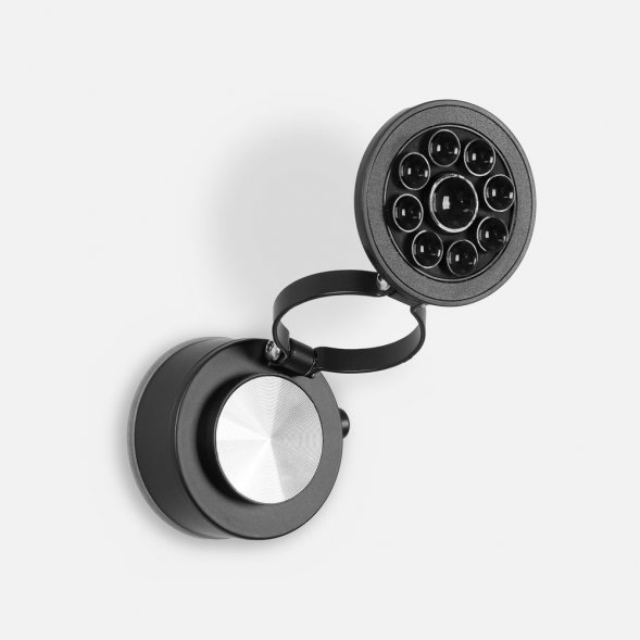 Вакуумный магнитный держатель airFix, черный с серым 