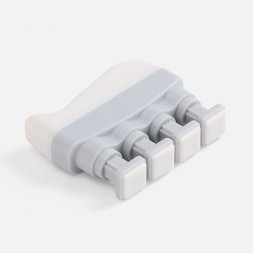Эспандер кистевой FingerTap, серый с белым