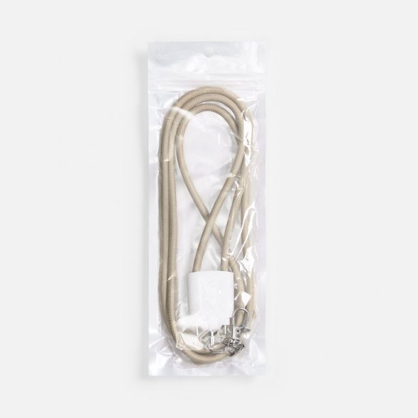 Кабель-ланьярд energyFlex Pro, серо-бежевый 