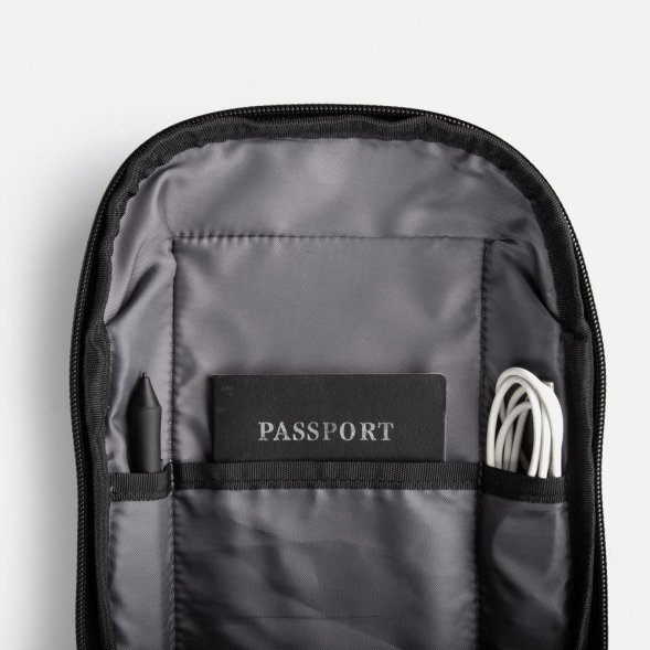 Рюкзак на одно плечо Solnex, черный 