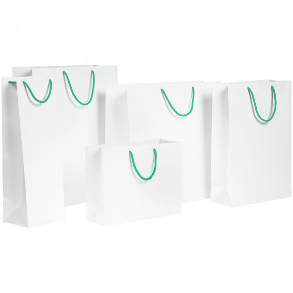 Ручки Corda для пакета L, зеленые 