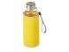 Бутылка для воды Pure c чехлом, 420 мл, желтый 