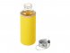 Бутылка для воды Pure c чехлом, 420 мл, желтый 