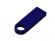 USB 2.0-флешка на 16 Гб с мини чипом и круглым отверстием, синий 