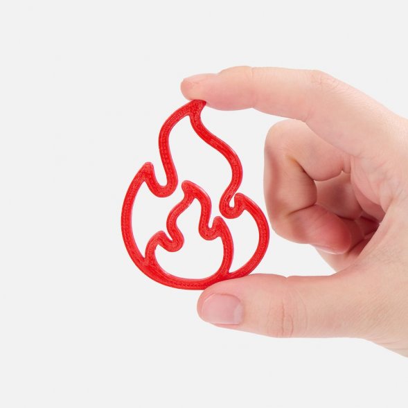 Подвеска Industry, 3D-печать на заказ, огонь 