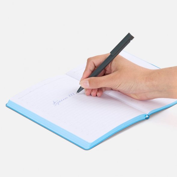 Ручка шариковая Liberty Polished, серая 