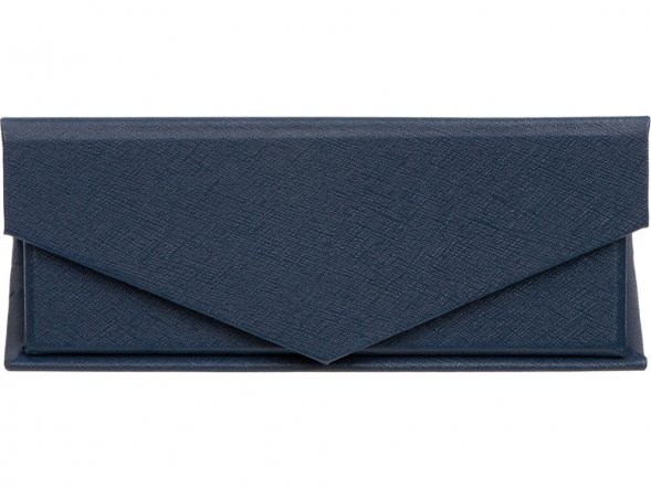 Подарочная коробка для флеш-карт треугольная, синий 