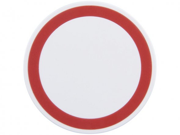 Устройство для беспроводной зарядки, белый/красный 